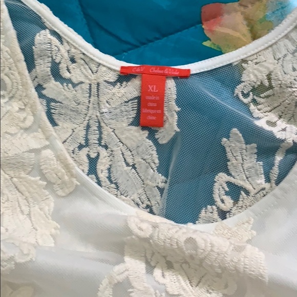 🌾Chelsea & Violet cream colored lace dress🌾 - Picture 9 of 11